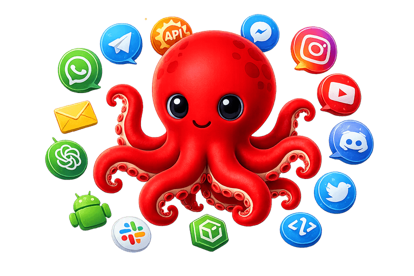 Mascote OpenTentacles